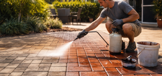 Paver Dyeing in Lutz, FL: How Homeowners Are Restoring Faded Pavers Without Replacement